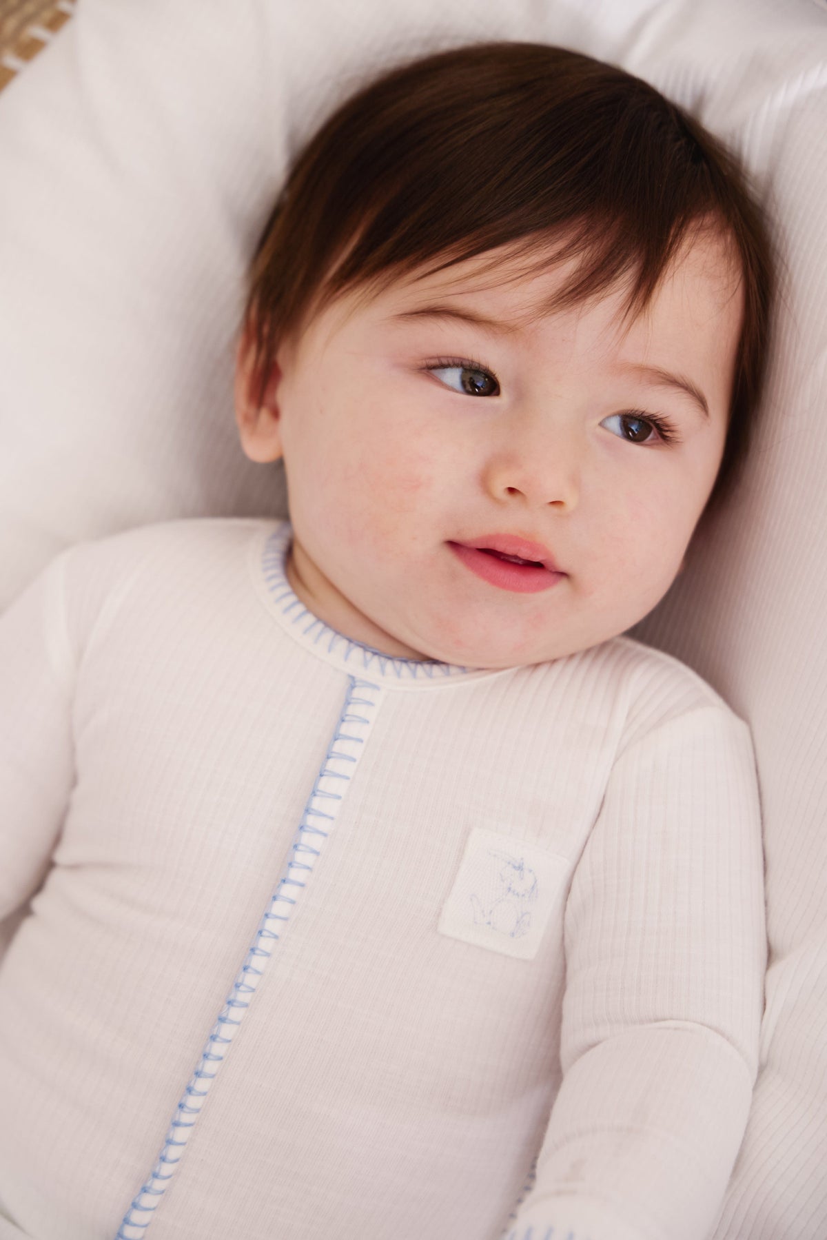 Kipp Collection Baby Footed Onesie With Ribbed Knit For Babies by KIPP™ Collection at Everetts Place
