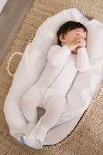 KIPP Collection Ribbed Baby Footie 3Piece Set With Patch Detail And Matching Hat by KIPP™ Collection at Everetts Place