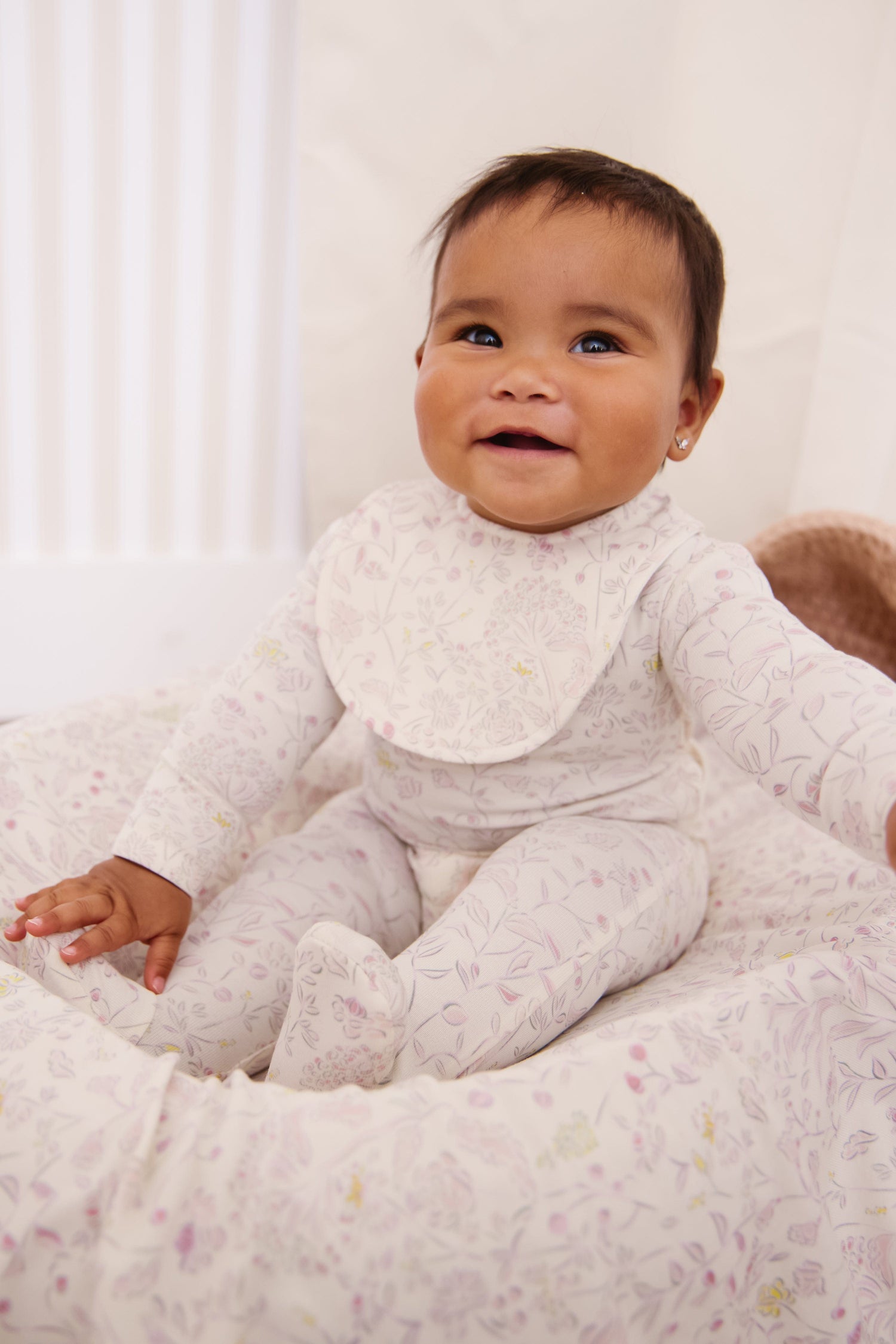 KIPP Footie 3Pc Gift Set with Floral Print Snap Closure for Baby Girls by KIPP™ Collection at Everetts Place