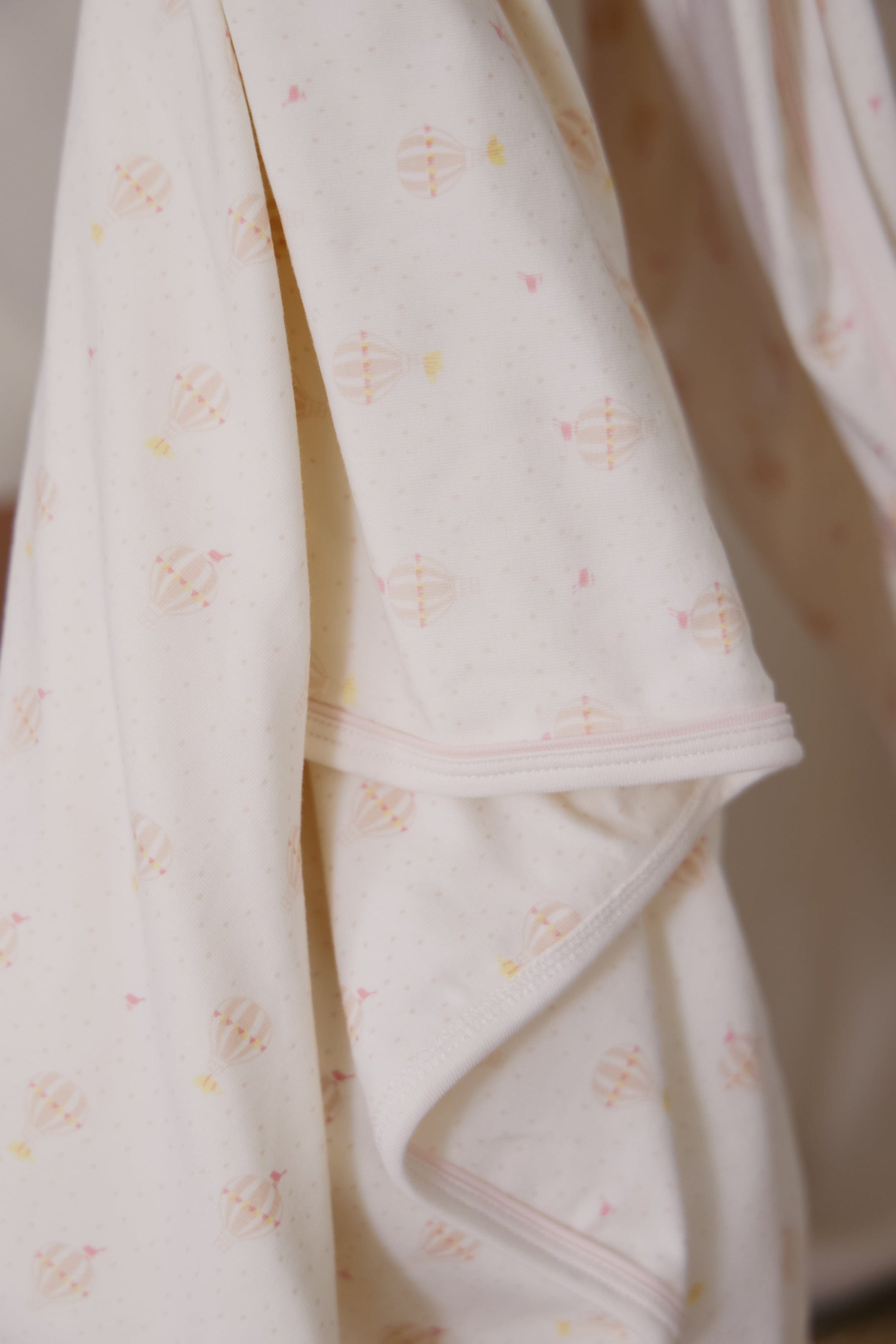 KIPP Collection Footie Three Piece Set With Hot Air Balloon Print For Newborns by KIPP™ Collection at Everetts Place
