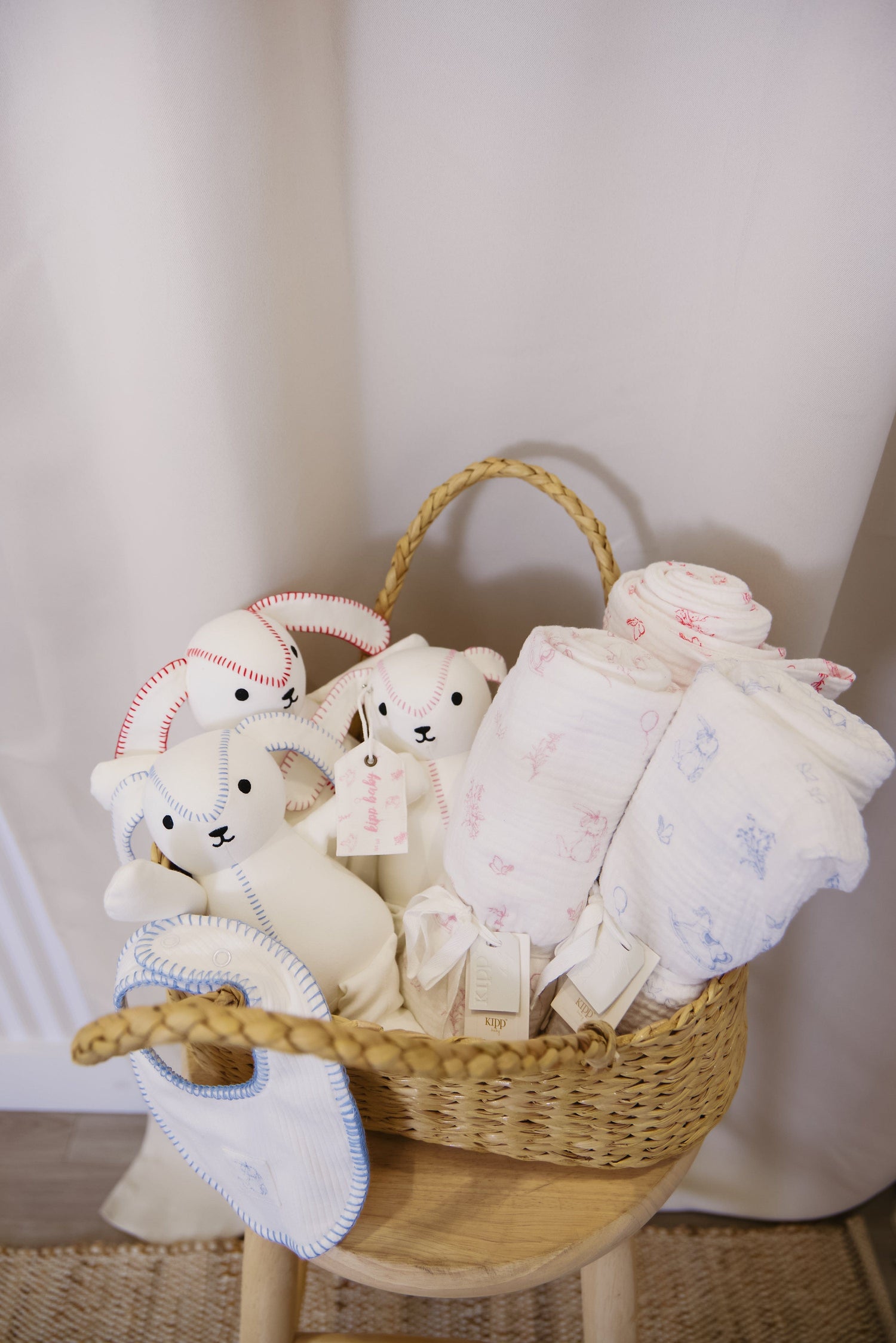 KIPP Collection Swaddle Blanket Textured Graphic Print For Babies