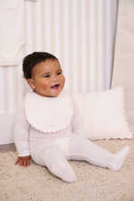 KIPP Collection Baby Bib with Embroidered Grid Print for Babies by KIPP™ Collection at Everetts Place