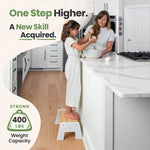 Wooden Kids Step Stool - 1-Step Multi-Purpose by Ocodile.com