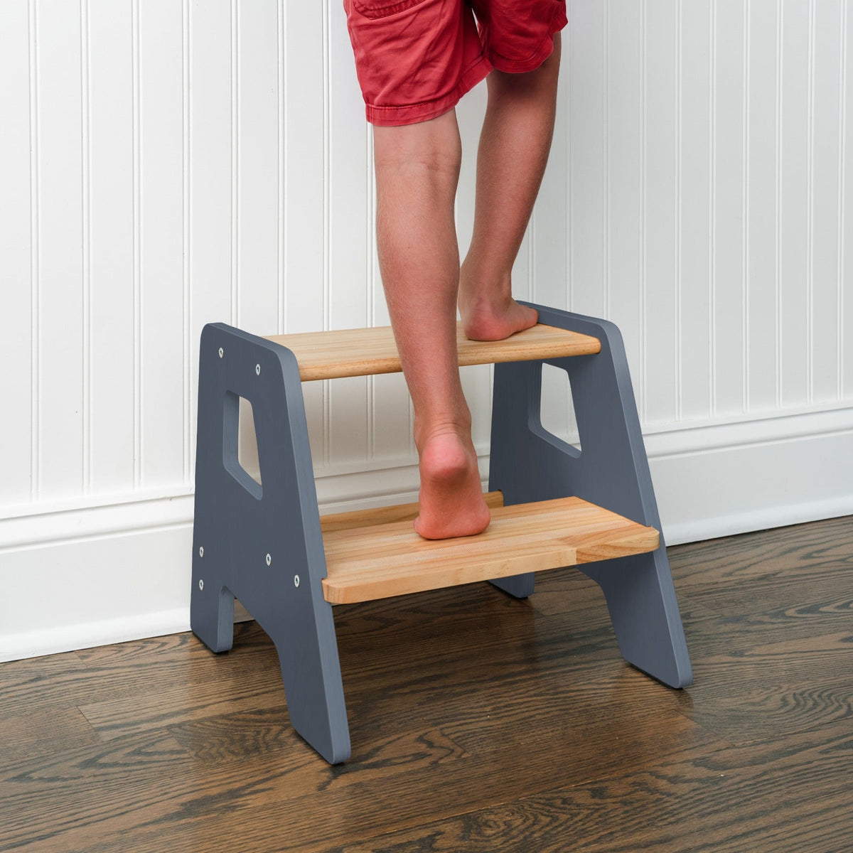 Solid Hardwood 2-Step Toddler Step Stool by Ocodile.com
