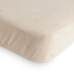 Mushie Extra Soft Muslin Crib Sheet for Baby 100% Cotton Breathable and Cozy - Home & Garden > Linens & Bedding > Bedding crib sheets