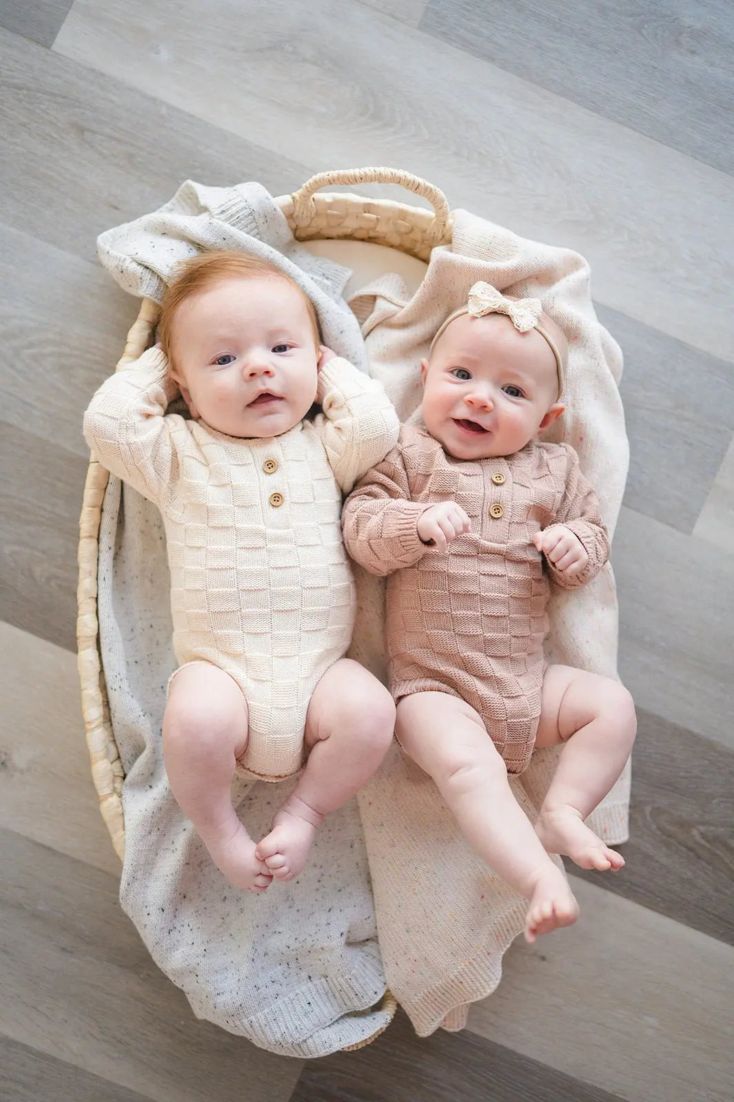 Harp Angel Boutique Premium Cotton Knitted Baby Blanket with Rainbow Sprinkle Design - Baby & Toddler > Swaddling & Receiving Blankets
