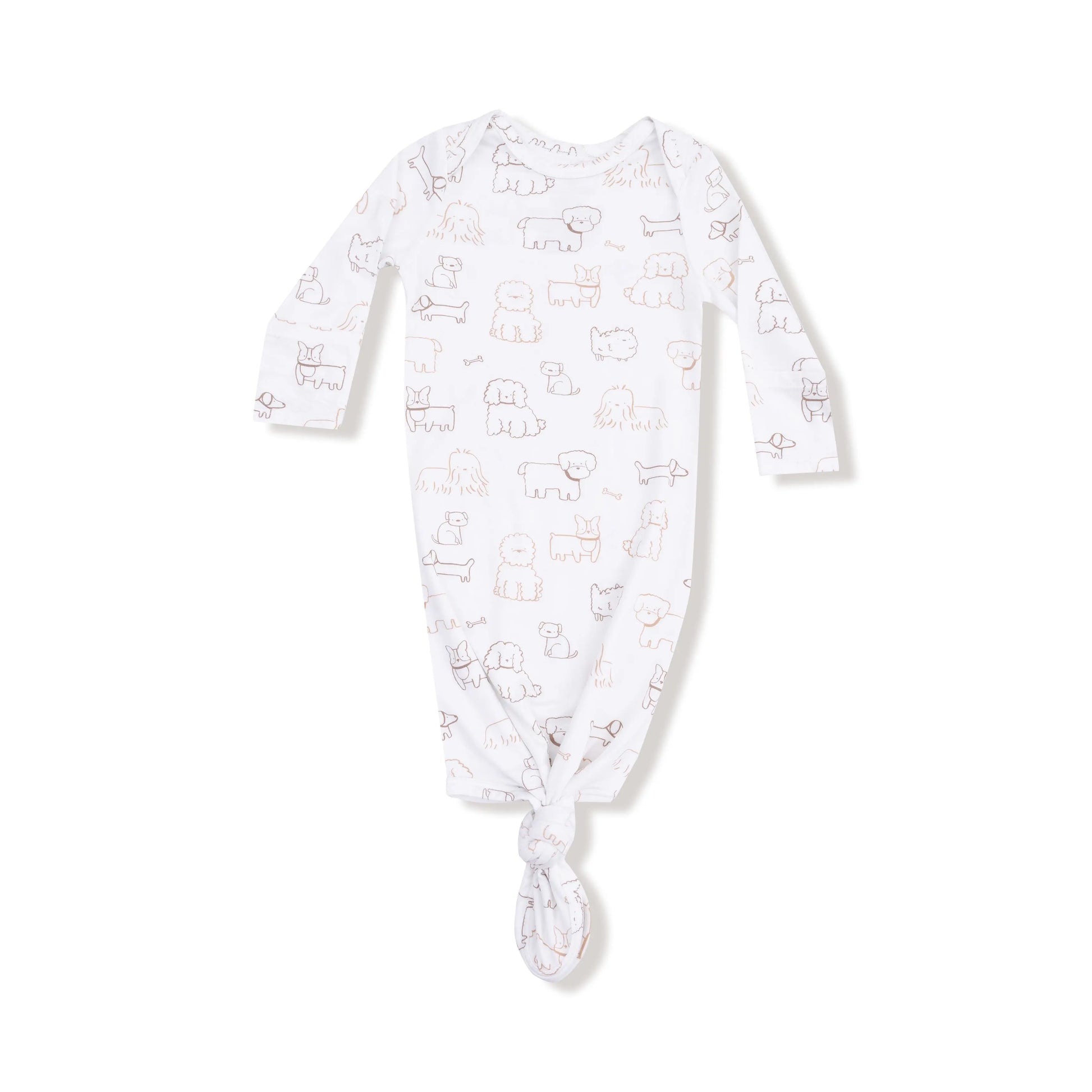 Knotted Baby Gown Angel Dear Butter Soft Comfort Newborns Angel Dear Everetts Place: Online Boutique