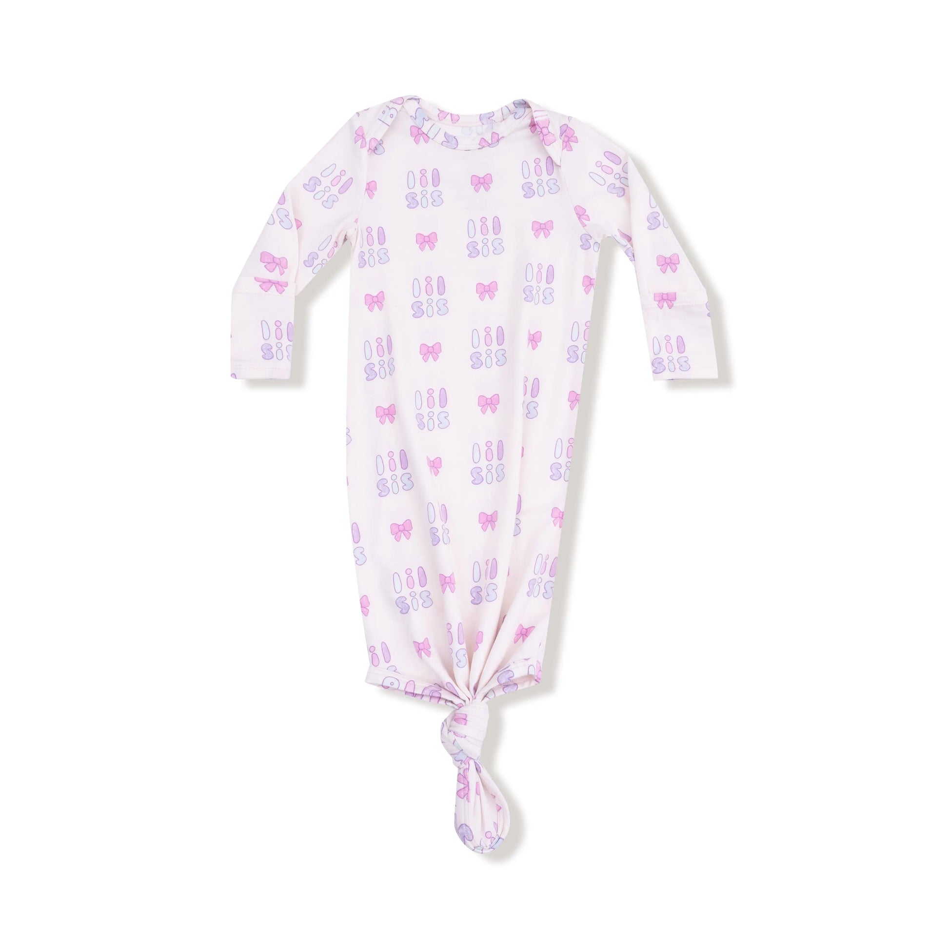 Knotted Baby Gown for Ultimate Comfort and Easy Late Night Changes Angel Dear Everetts Place: Online Boutique