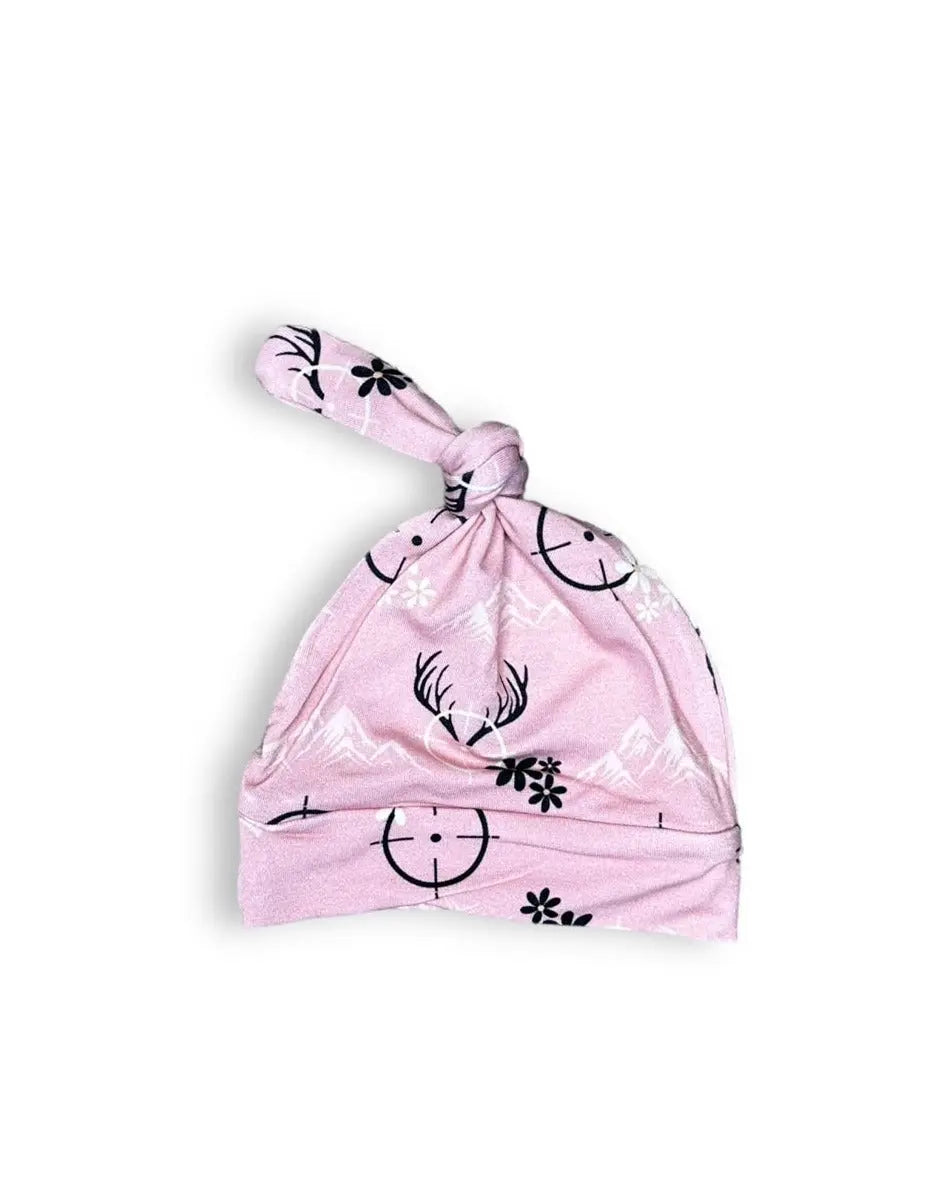 Knotted Beanie,  Pink Hunter Miller & Co. Everetts Place Boutique