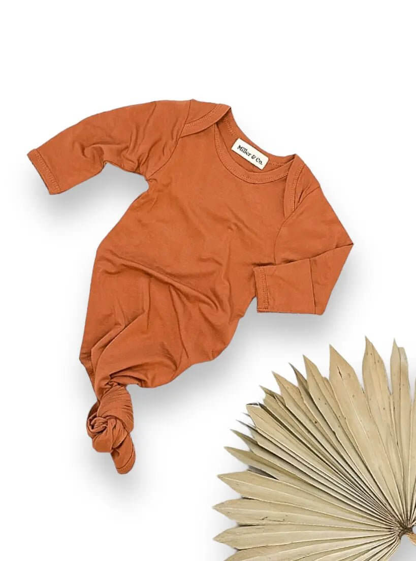 Miller & Co. Knotted Gowns, Camel - Everetts Place Boutique -