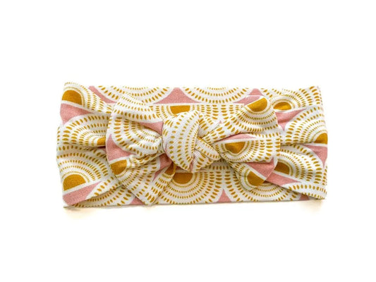 Knotted Headband - Vintage Sunshine Harp Angel Boutique