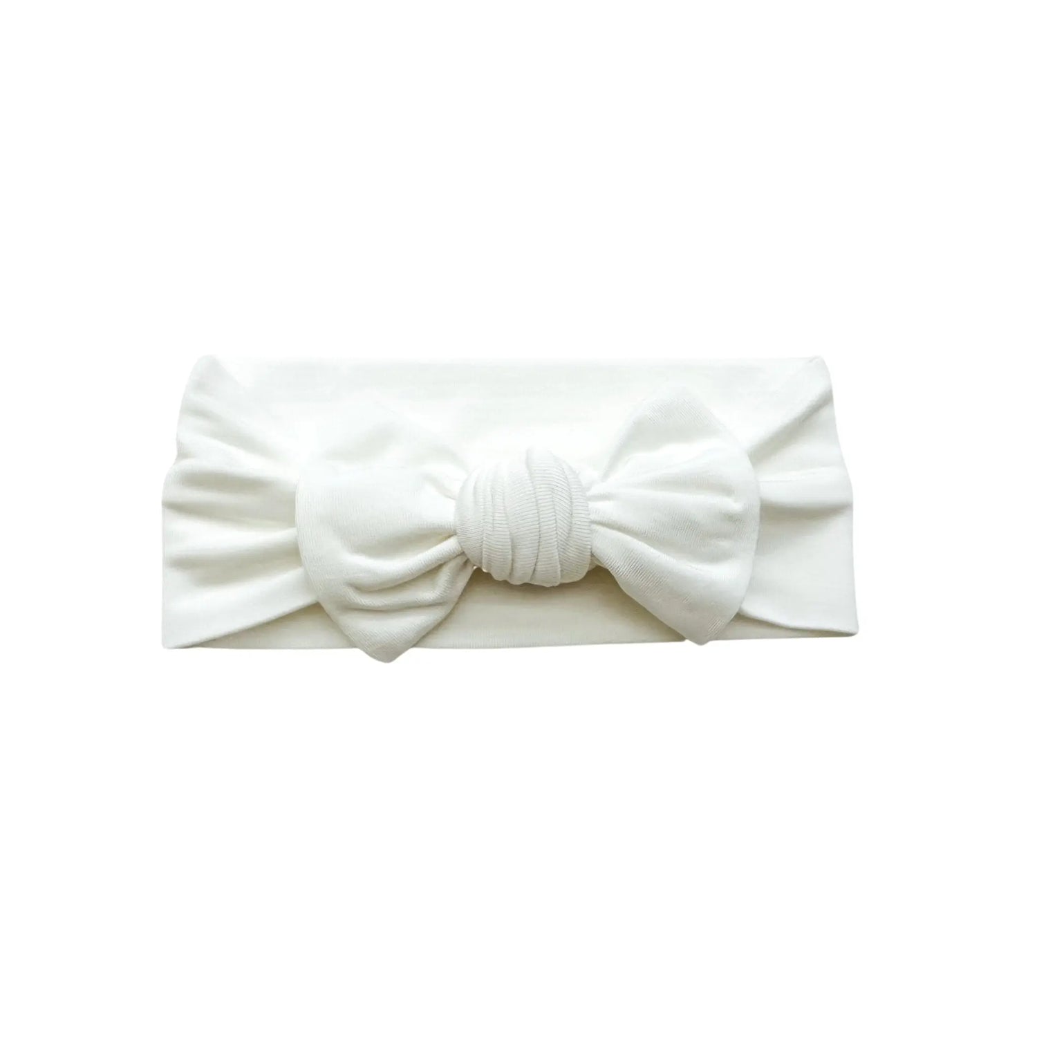 Harp Angel Boutique Soft Bamboo Knotted Headband for Baby Girls Up to 6 Months - Apparel & Accessories > Clothing Accessories > Hair Accessories > Headbands Head Wrap