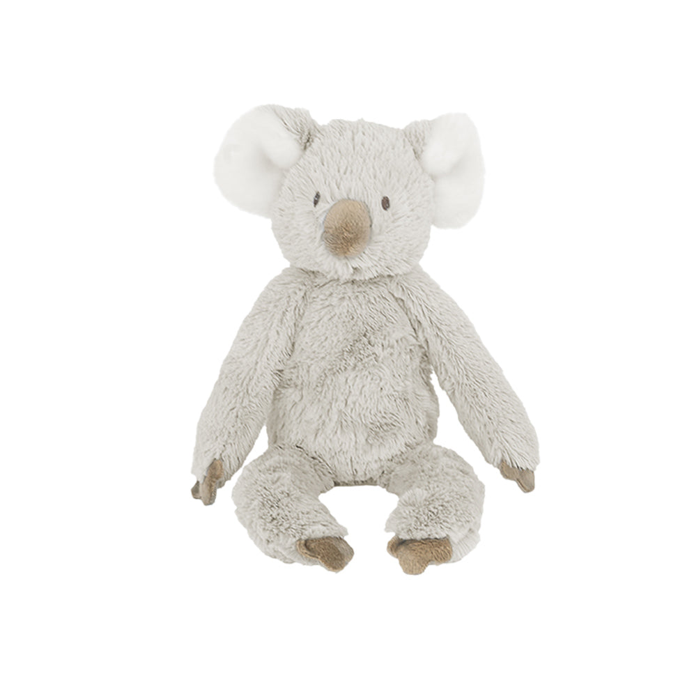 Koala plush toy with a cheerful face