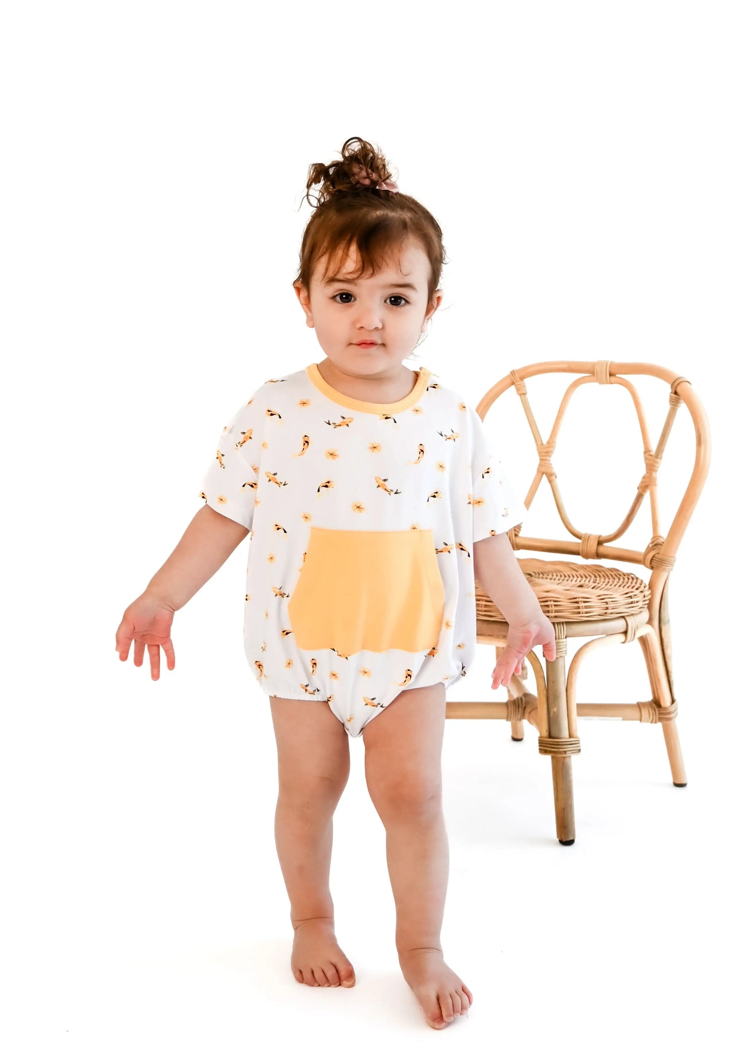 Bubble Baby Koi | Short Sleeve Bubble Romper - 
