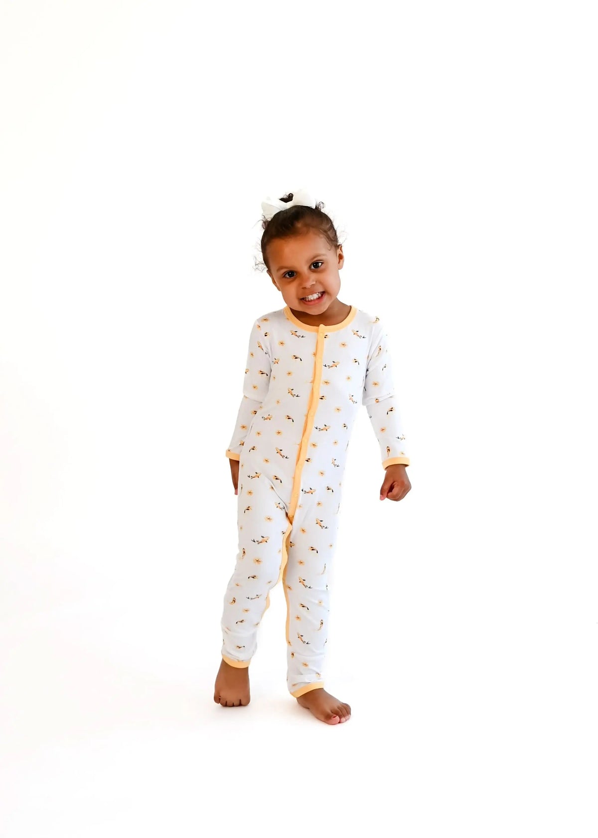 Koi | Snap Romper - Sleeve, White, Baby & Toddler Clothing, Child, Nightwear | Everetts Place