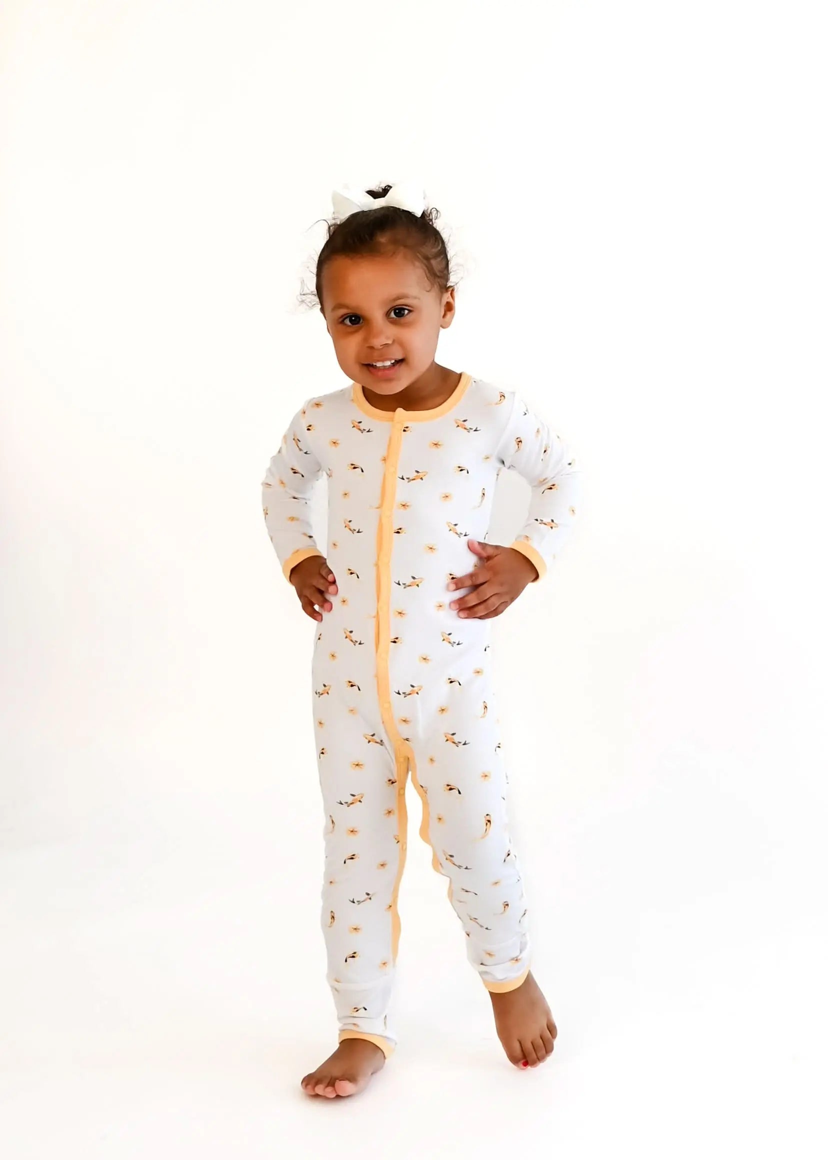 Bubble Baby Koi | Snap Romper - 