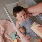 Soft Mushie organic cotton muslin cloths 3-pack for baby