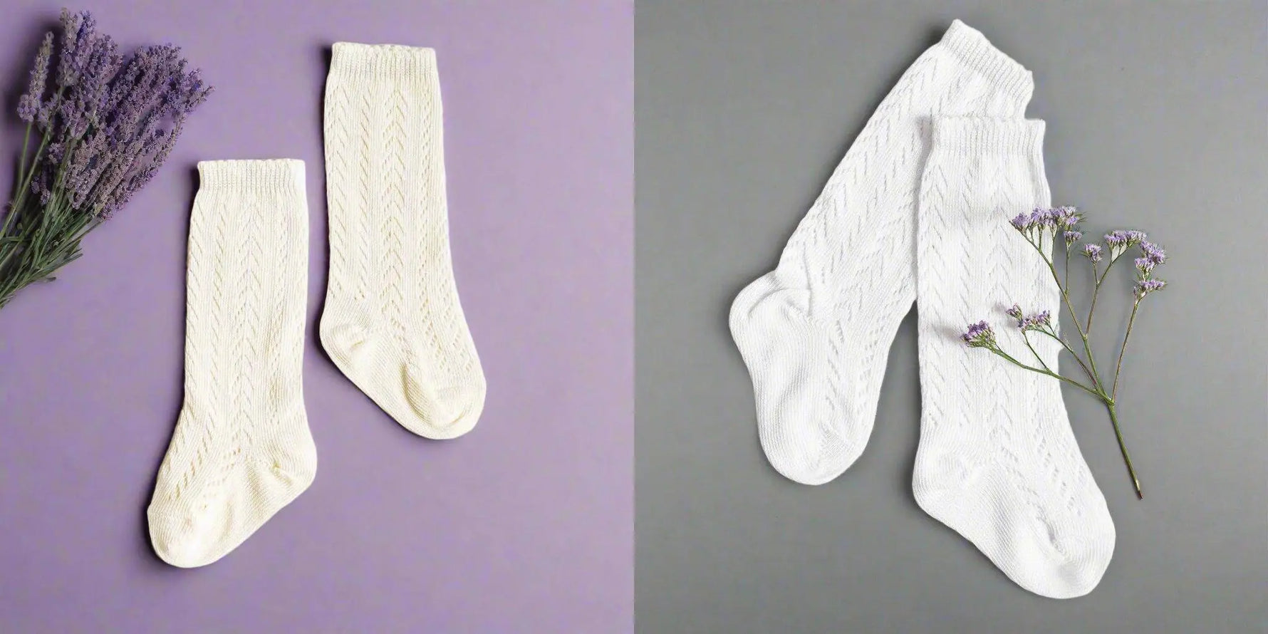 Little Love Bug Co. LLB Crochet Knee High Socks with Comfortable Stretch for Kids - Apparel & Accessories > Clothing > Baby & Toddler Clothing > Baby & Toddler Socks & Tights Socks