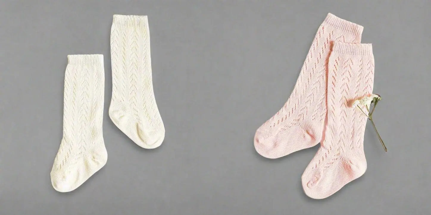 LLB Crochet Knee High Socks (2 pairs in each order) Little Love Bug Co.