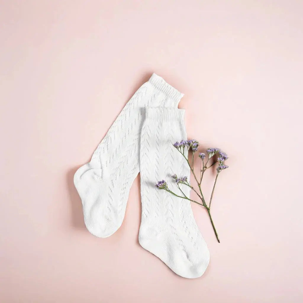 LLB Crochet Knee High Socks (2 pairs in each order) Little Love Bug Co.