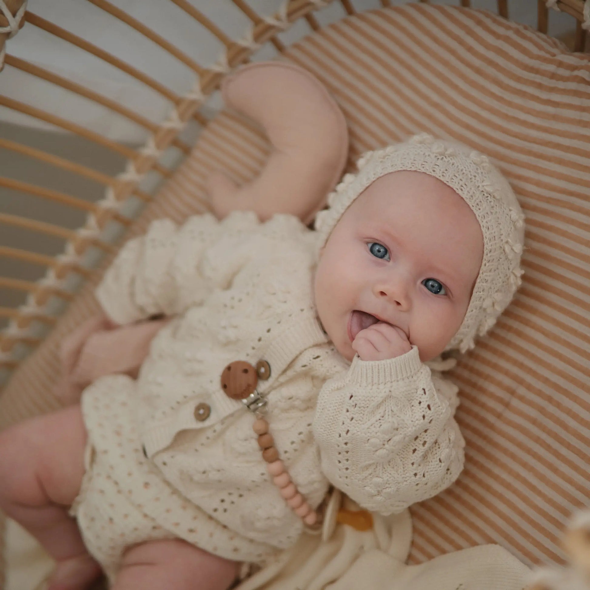 Mini Muslin Crib Sheet 100 Percent Cotton Extra Soft Breathable Fabric Full Elastic Edges Pre-Washed For Softness Mushie