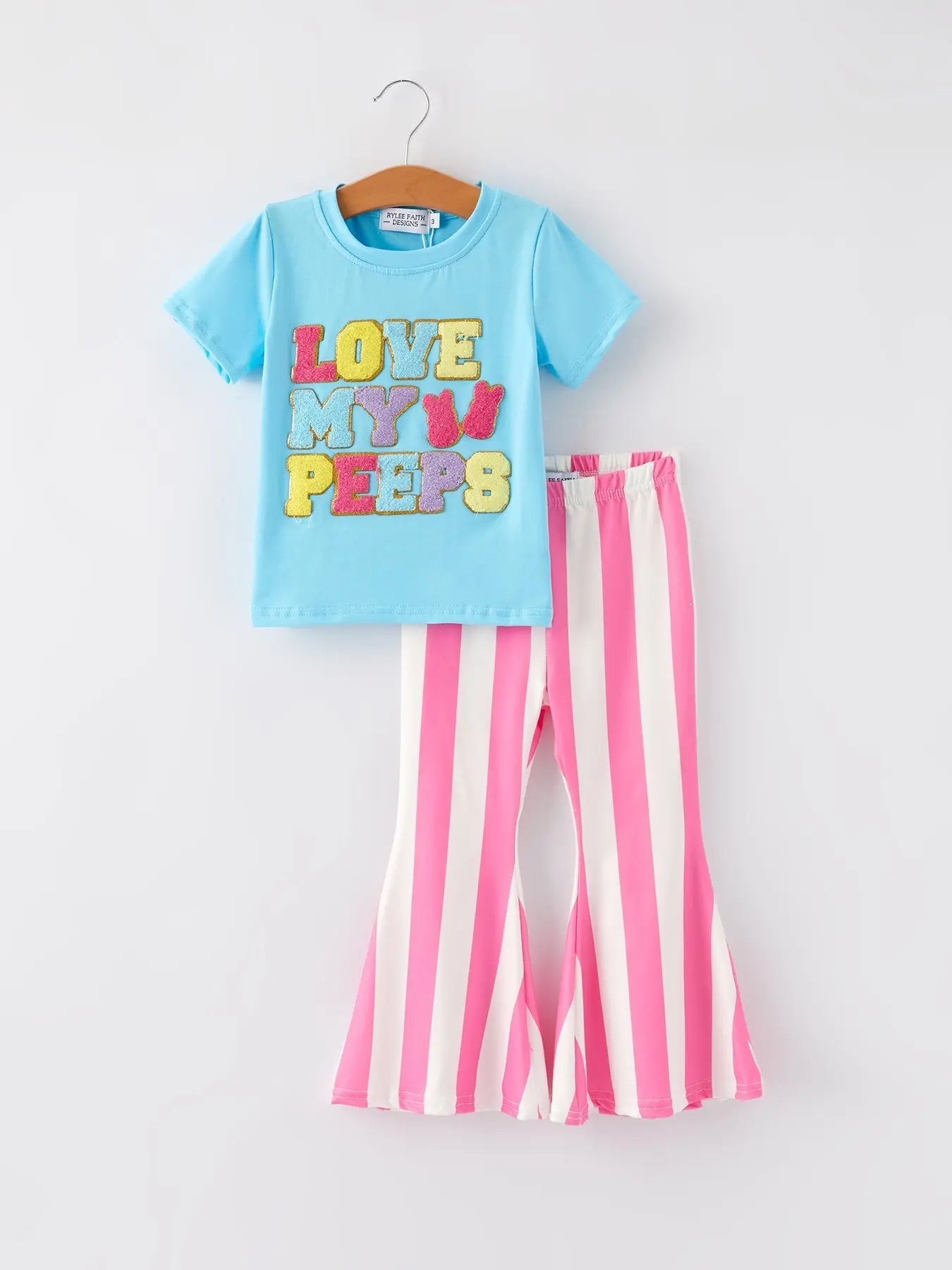 Rylee Faith Designs LOVE MY Applique Girls Set - 