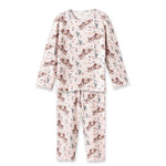 Girls' Western Bamboo, Cotton, Spandex Loungewear Set, Western Print by Tesa Babe