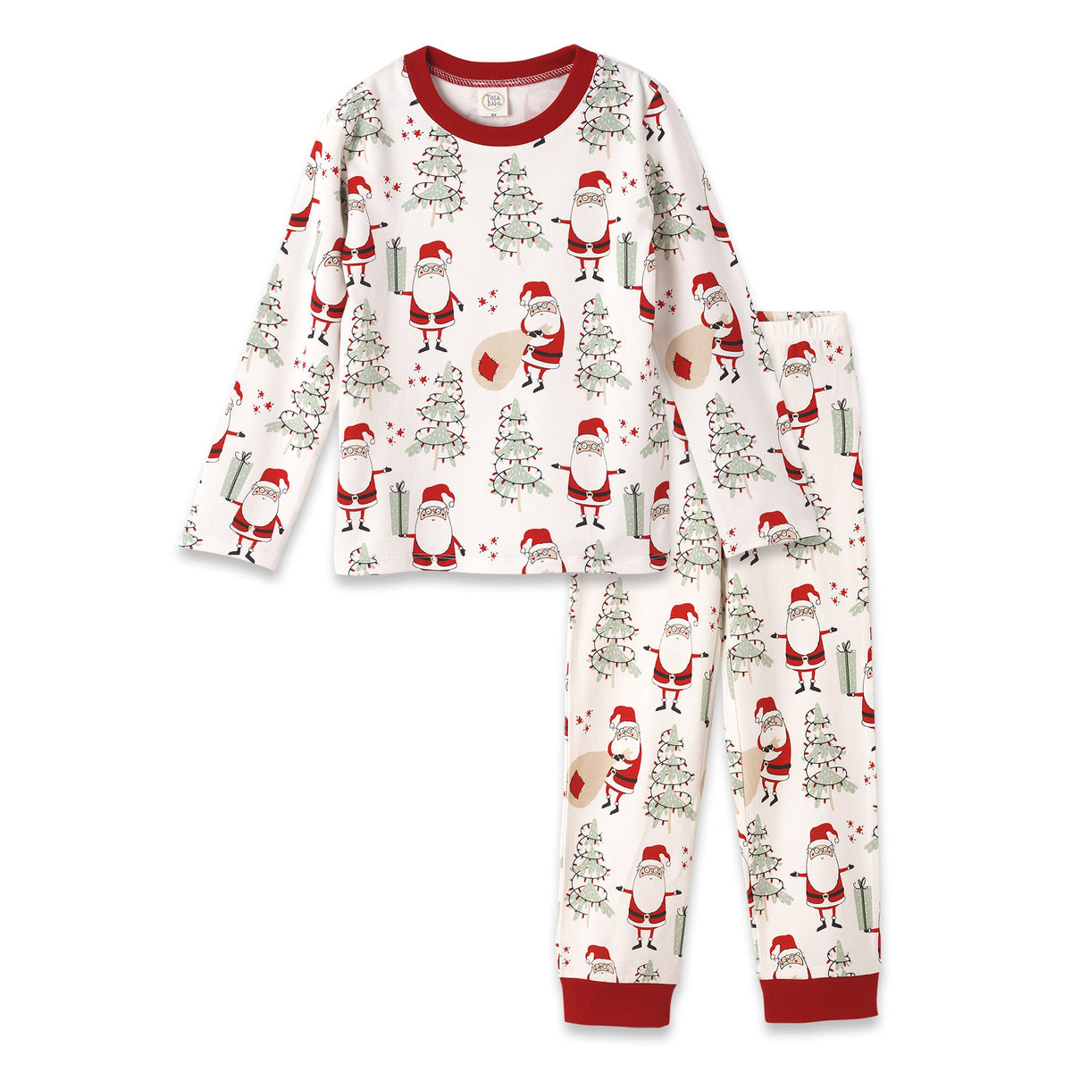 Christmas Bamboo Family Matching Pajama's – Merry Santa Claus by Tesa Babe