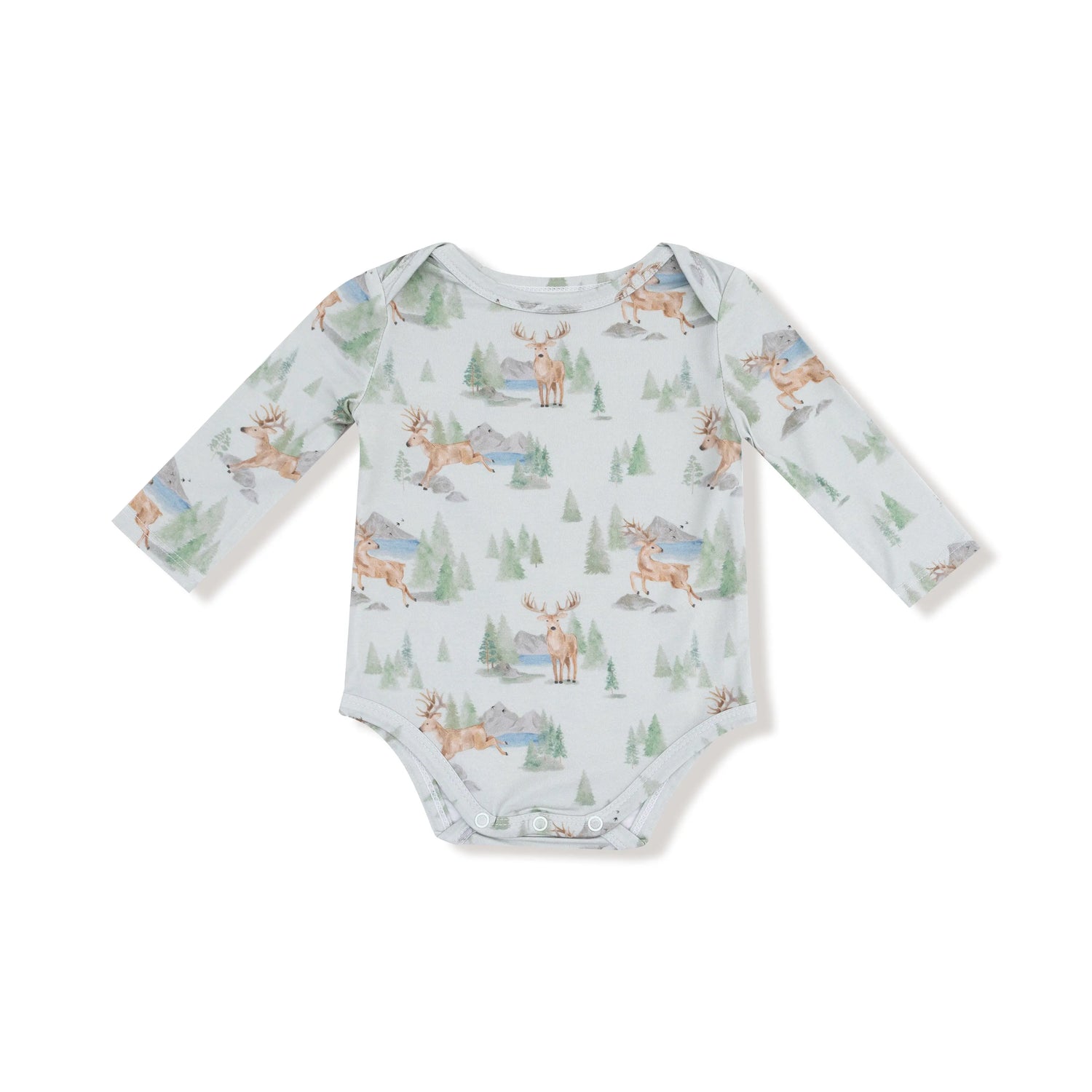Angel Dear Lap Shoulder Long Sleeve Bamboo Baby Bodysuit Newborn - Apparel & Accessories > Clothing > Baby & Toddler Clothing > Baby One-Pieces 147