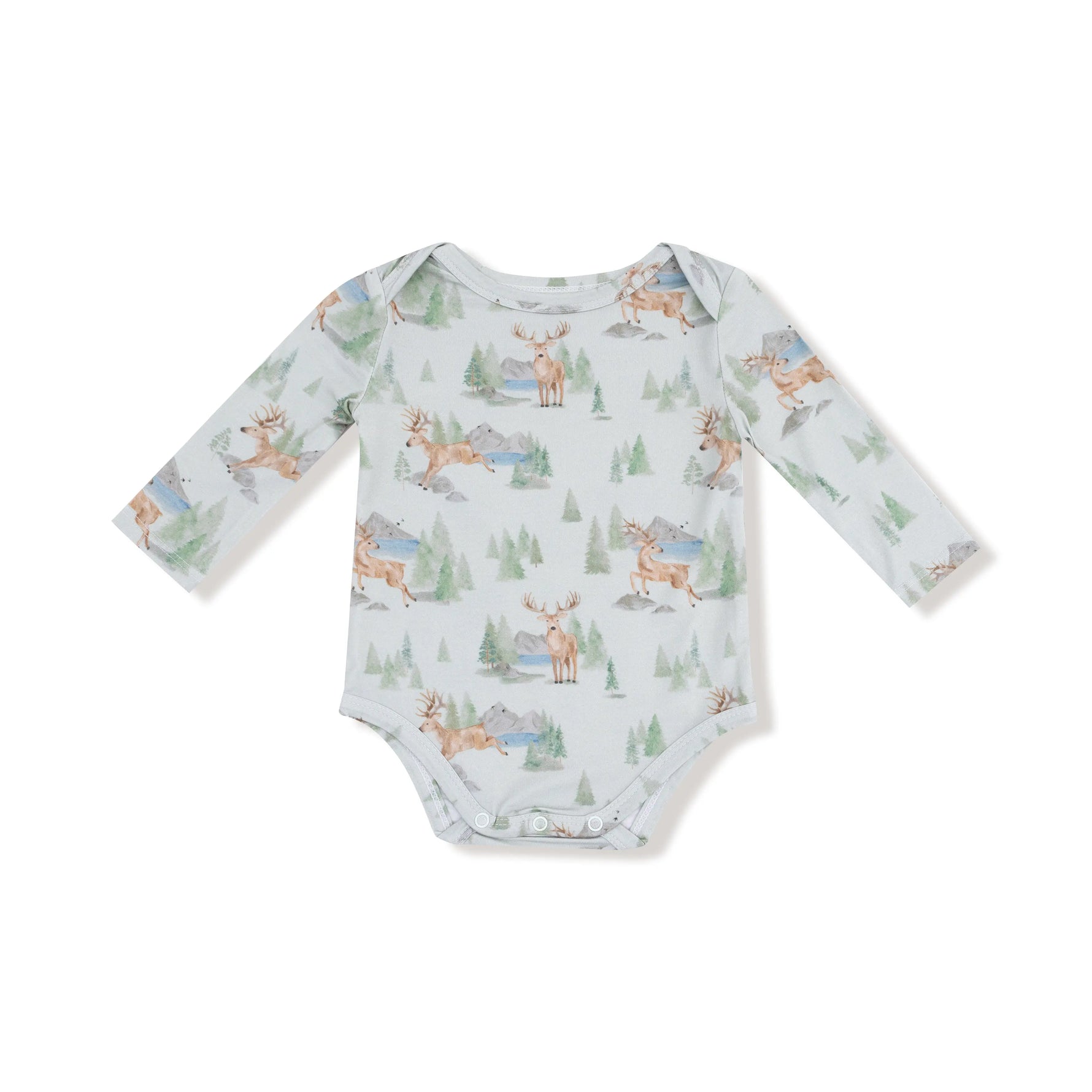 Angel Dear Lap Shoulder Long Sleeve Bamboo Baby Bodysuit Newborn - Apparel & Accessories > Clothing > Baby & Toddler Clothing > Baby One-Pieces 147