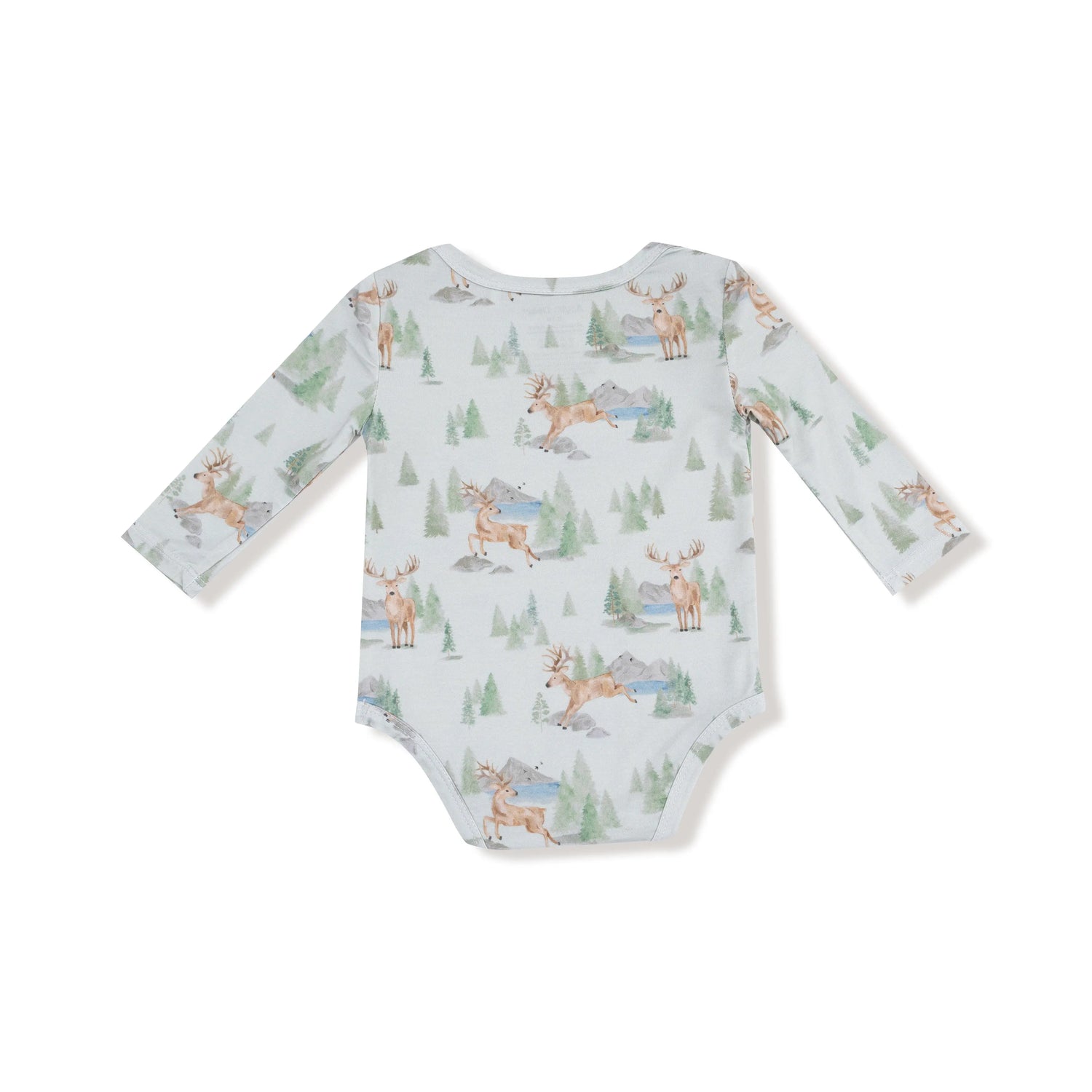 Angel Dear Lap Shoulder Long Sleeve Bamboo Baby Bodysuit Newborn - Apparel & Accessories > Clothing > Baby & Toddler Clothing > Baby One-Pieces 147