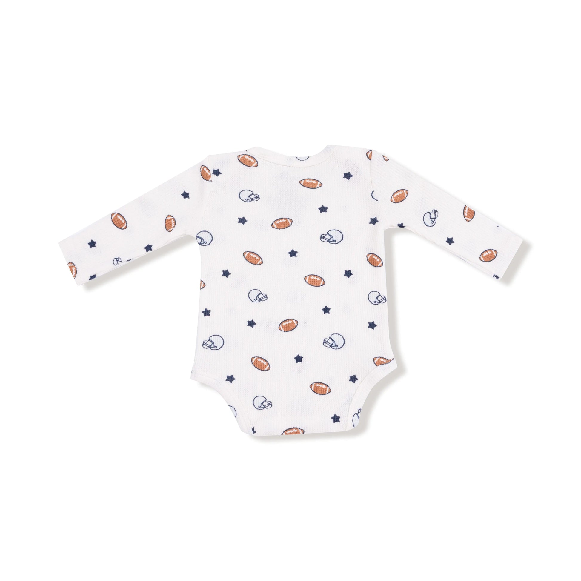 Lap Shoulder Thermal Waffle Long Sleeve Bodysuit For Babies Angel Dear Everetts Place: Online Boutique