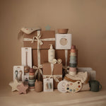 Mushie Newborn Jumbo Gift Set Seven Essential Items Thoughtful Baby Shower Gift $111 Value - Baby & Toddler > Baby Gift Sets Gift Set