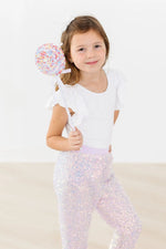 Mila & Rose ® Lavender Sequin Joggers Soft Lined Comfort Mila And Rose - Apparel & Accessories > Clothing > Pants Sequin Joggers
