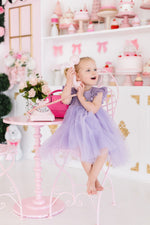 Lavender Shimmer Tutu Dress For Girls Princess Party Wear Mila & Rose ® Everetts Place: Online Boutique