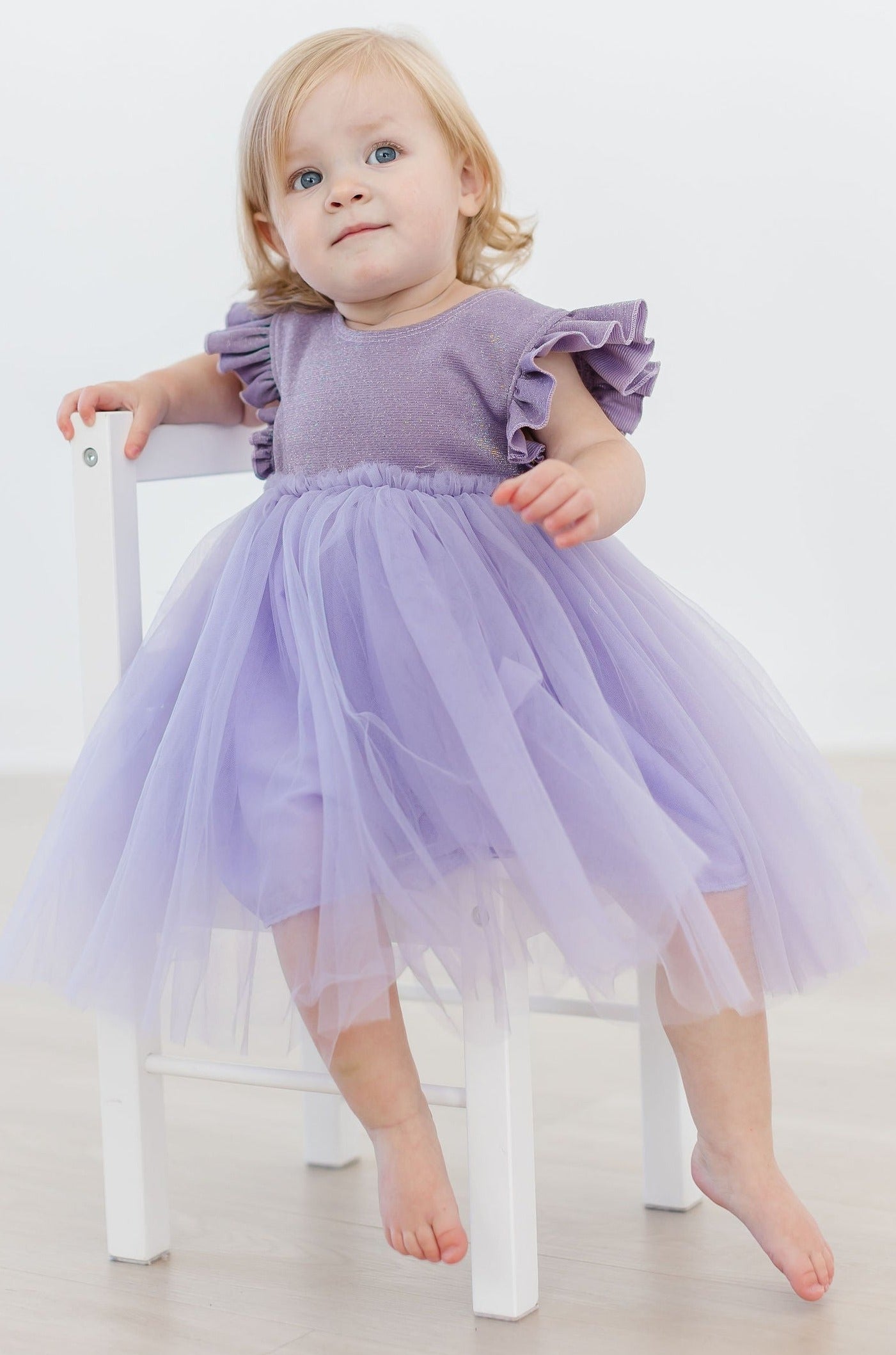 Lavender Shimmer Tutu Dress For Girls Princess Party Wear Mila & Rose ® Everetts Place: Online Boutique