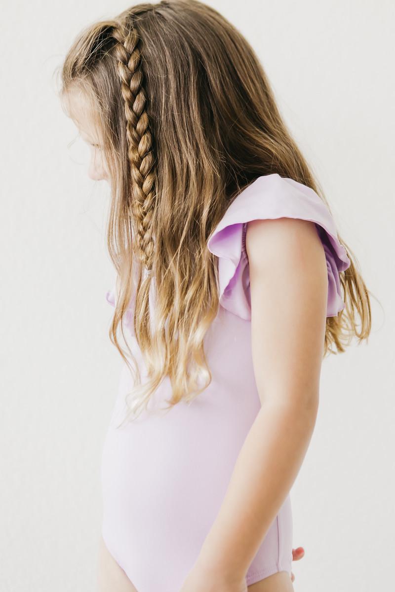 Lavender Short Sleeve Flutter Leotard for Toddlers Mila & Rose ® Everetts Place: Online Boutique