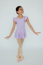 Mila & Rose ® Lavender Short Sleeve Twirl Leotard for Little Dancers - Everetts Place Boutique - 