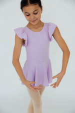 Mila & Rose ® Lavender Short Sleeve Twirl Leotard for Little Dancers - Everetts Place Boutique - 