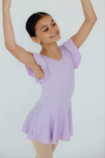Mila & Rose ® Lavender Short Sleeve Twirl Leotard for Little Dancers - Everetts Place Boutique - 