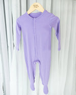 Bubble Baby Lavender | Snap Footie - 