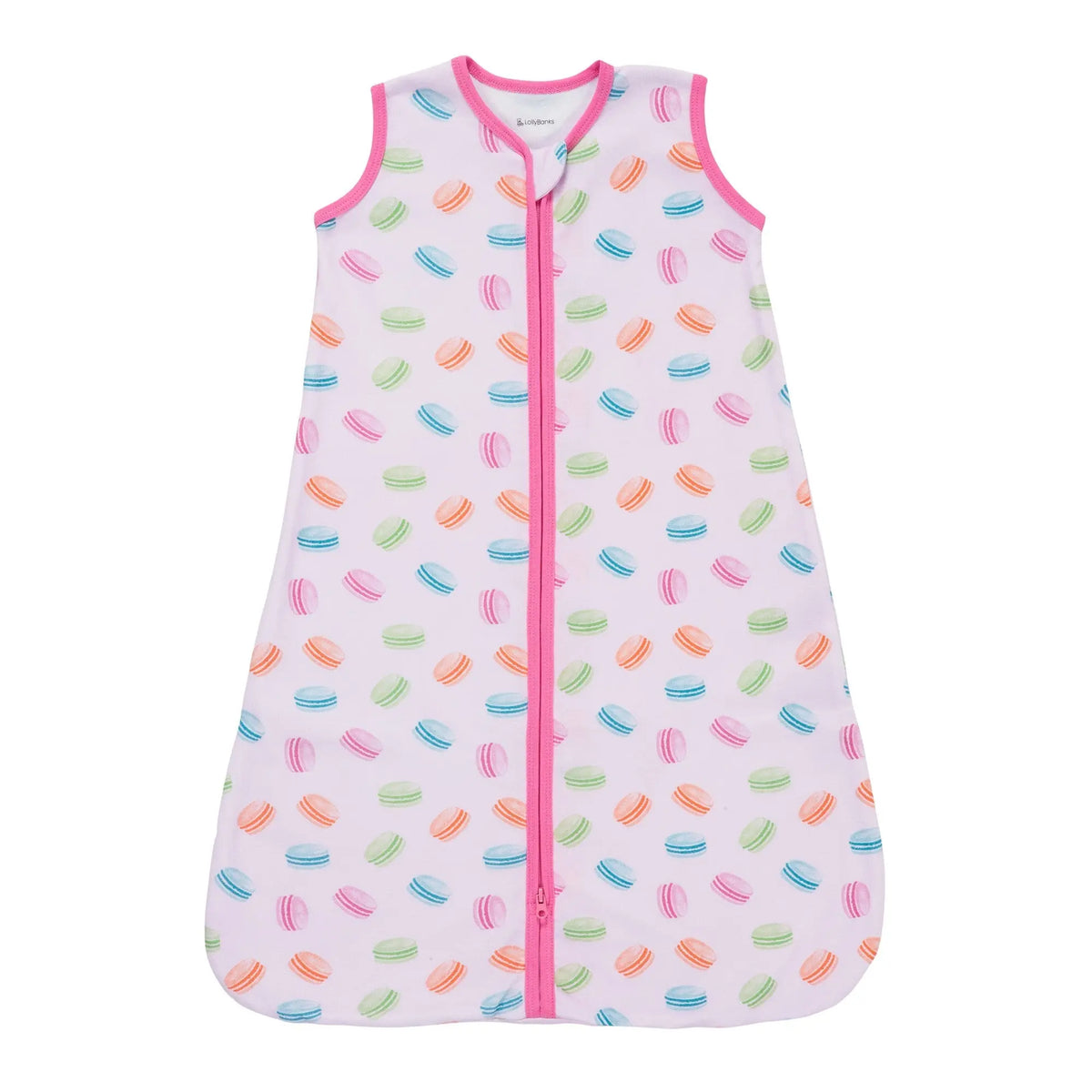 LollyBanks Le Macaron Adorable Baby Sleep Sack, 100% Organic Cotton - 