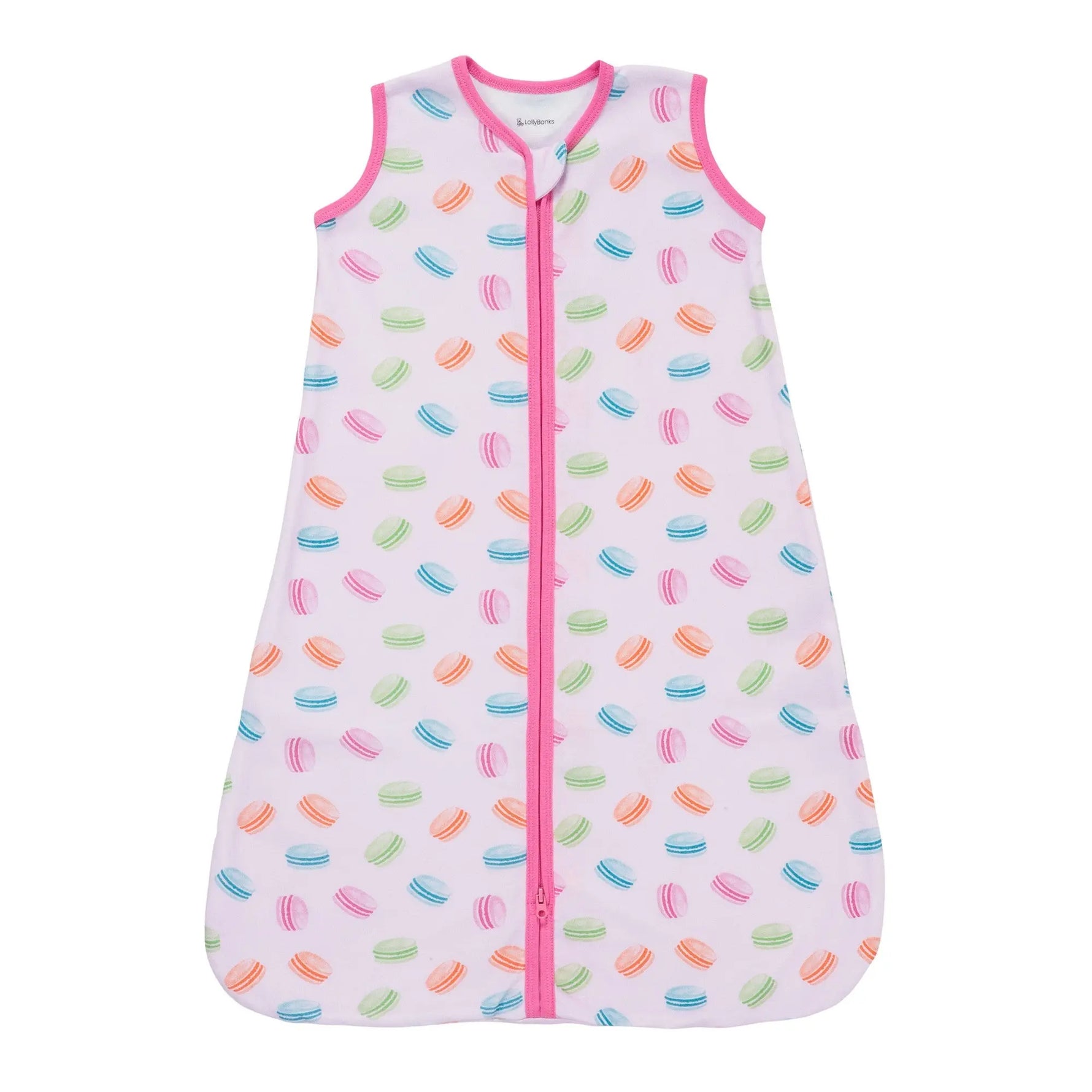 LollyBanks Le Macaron Adorable Baby Sleep Sack, 100% Organic Cotton - 