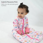 LollyBanks Le Macaron Adorable Baby Sleep Sack, 100% Organic Cotton - 