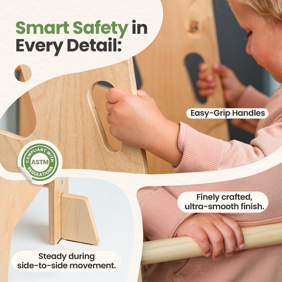 Toddler Tower - Adjustable Kitchen Stool Helper by Ocodile.com