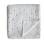 Mushie Organic Cotton Muslin Swaddle Blanket for Baby Cuddling and Nursing - Baby & Toddler > Swaddling & Receiving Blankets Swaddle