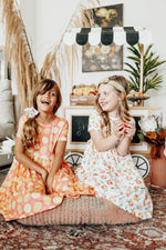 Lemon Squeezy Short Sleeve Pocket Twirl Dress For Girls Mila & Rose ® Everetts Place: Online Boutique