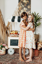 Lemon Squeezy Short Sleeve Pocket Twirl Dress For Girls Mila & Rose ® Everetts Place: Online Boutique