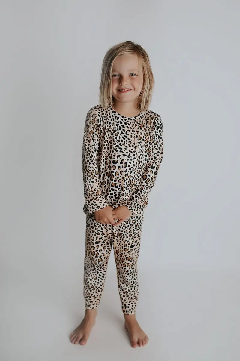 Three Little Tots Leopard Jammies - 