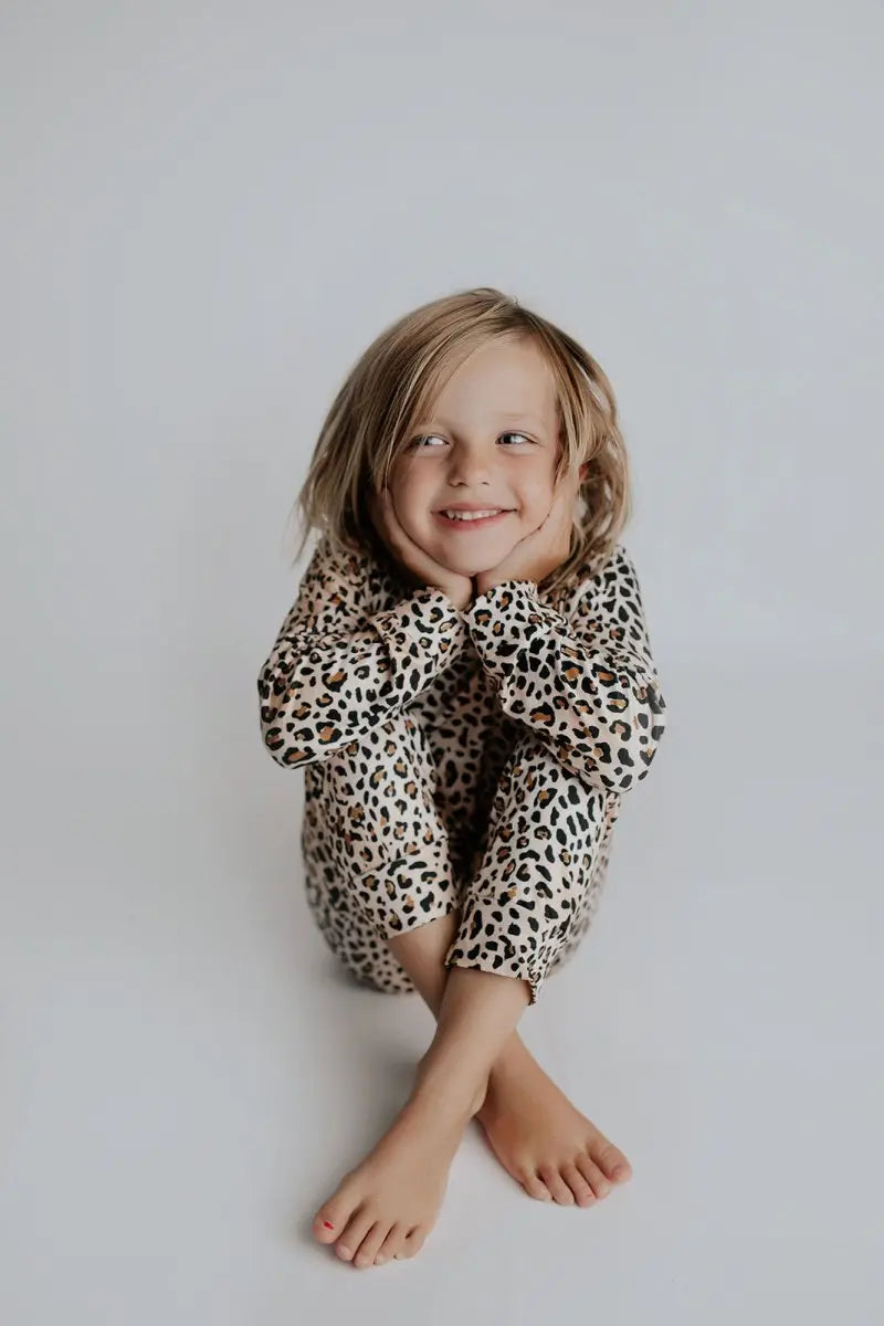 Three Little Tots Leopard Jammies - 